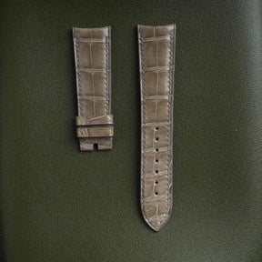 【Mississippi Alligator】Elephant Grey Belly Prestige Strap - AB057