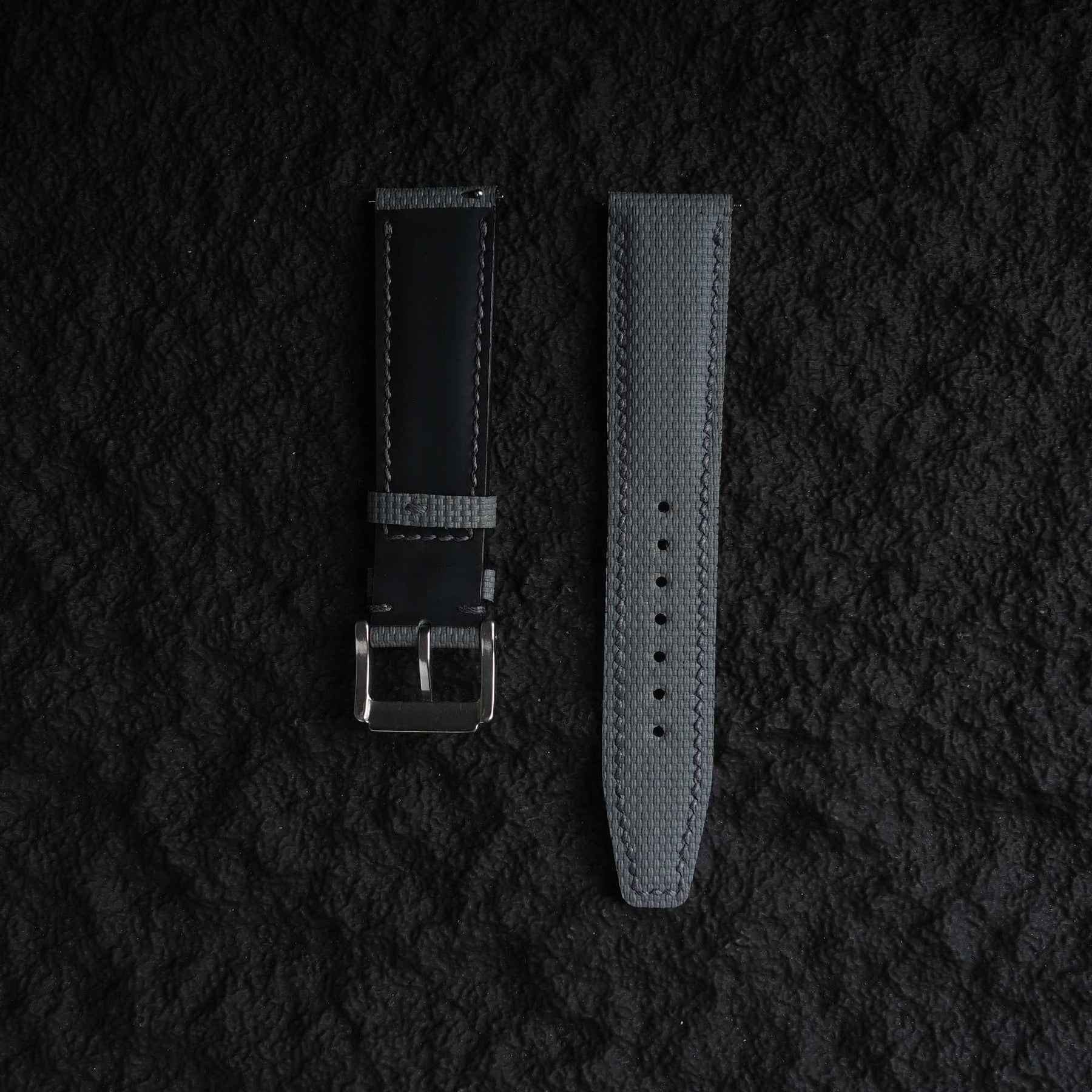 【LT-FKM】Elephant Grey Fluoroelastomer Strap