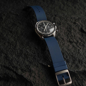 【NATO-FKM】Navy DAI-EL™ Textured Rubber Strap