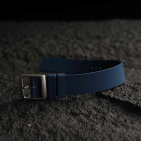 【NATO-FKM】Navy DAI-EL™ Textured Rubber Strap