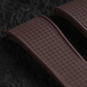 【WAFFLE-FKM】Coffee DAI-EL™ Iconic Rubber Strap