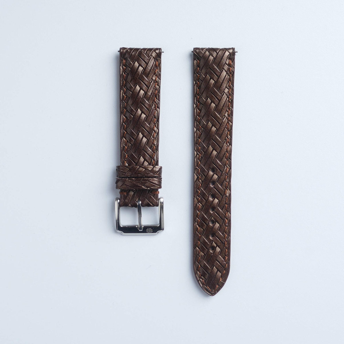 Treccia Taupe Italian Calfskin Strap