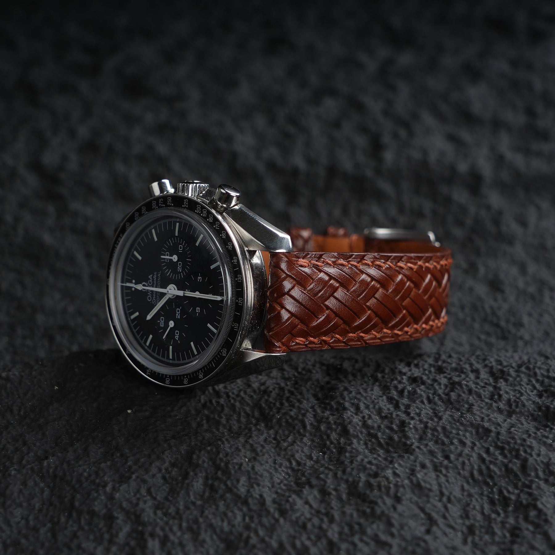 Treccia Cognac Italian Calfskin Strap