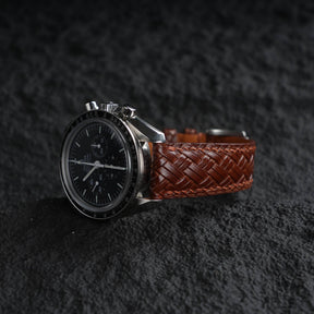 Treccia Cognac Italian Calfskin Strap