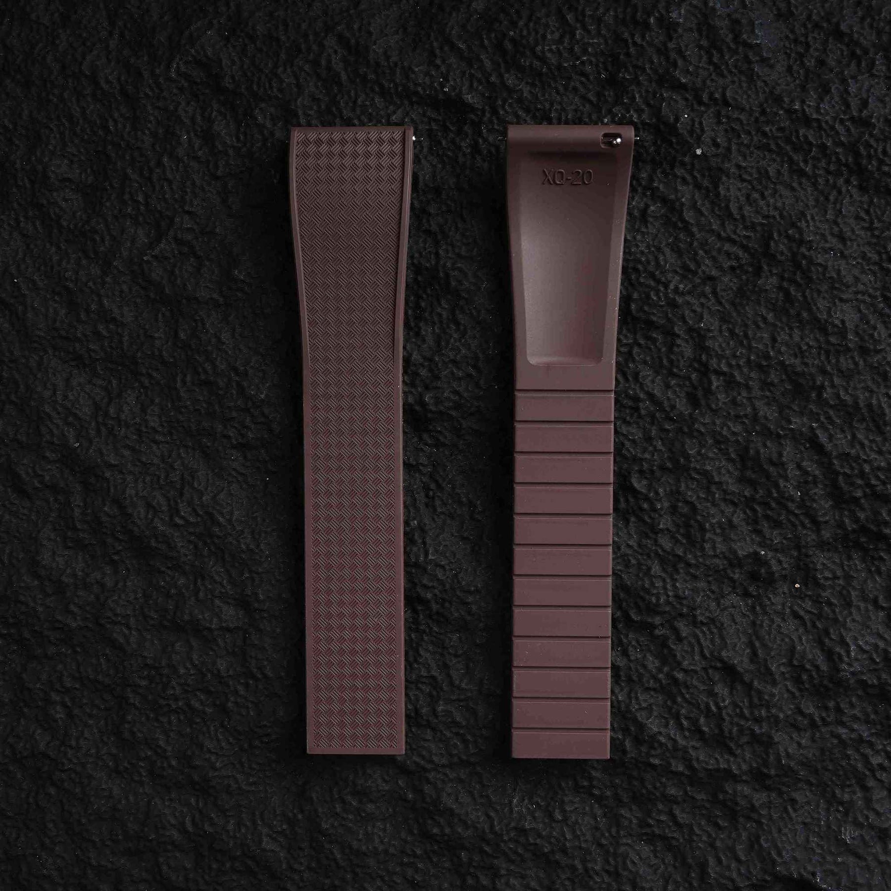 【WAFFLE-FKM】Coffee DAI-EL™ Iconic Rubber Strap
