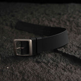 【NATO-FKM】Space Black DAI-EL™ Textured Rubber Strap