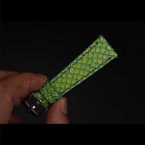 Salmon Leather Aquatic Silk Strap
