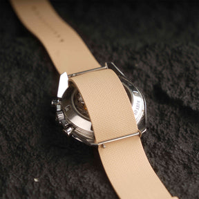 【NATO-FKM】Beige DAI-EL™ Textured Rubber Strap