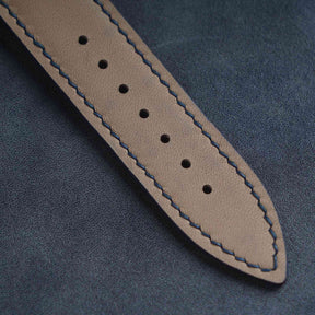 【Mississippi Alligator】Matte Midnight Blue Belly Prestige Strap - AB046