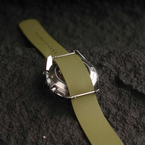 【NATO-FKM】Amry Green DAI-EL™ Textured Rubber Strap