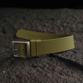 【NATO-FKM】Amry Green DAI-EL™ Textured Rubber Strap