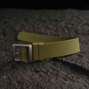 【NATO-FKM】Amry Green DAI-EL™ Textured Rubber Strap