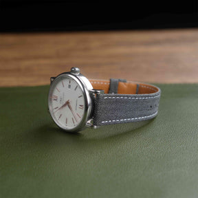 Dark Grey Cambridge Herringbone Strap