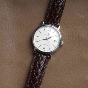 【Treccia】Chocolate Italian Calfskin Strap