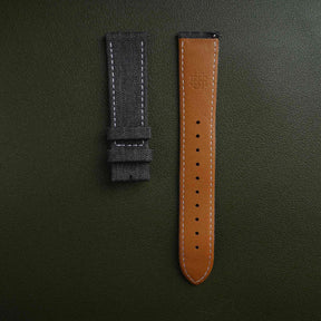 Dark Grey Cambridge Herringbone Strap