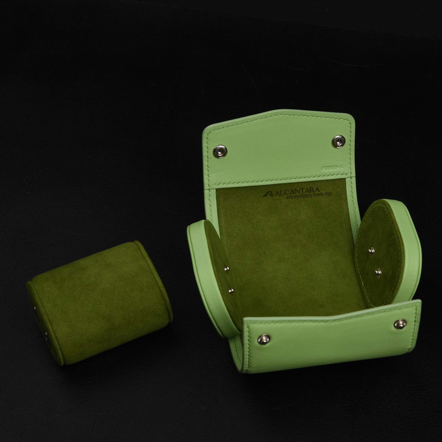 【Hermès】Teal Green Watch Storage Box