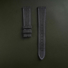 Dark Grey Cambridge Herringbone Strap