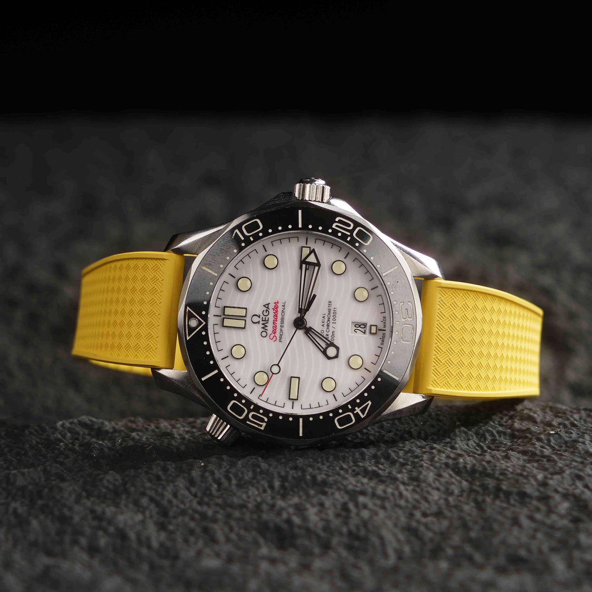 【WAFFLE-FKM】Lemon DAI-EL™ Iconic CTS Rubber Strap