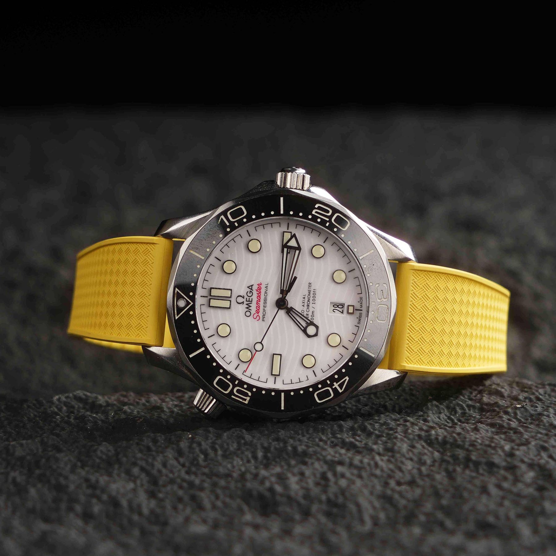 【WAFFLE-FKM】Lemon DAI-EL™ Iconic Rubber Strap