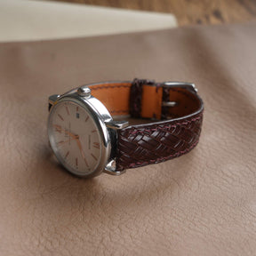 【Treccia】Chocolate Italian Calfskin Strap