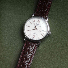 【Treccia】Chocolate Italian Calfskin Strap