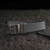 【NATO-FKM】Ceramic Grey DAI-EL™ Textured Rubber Strap