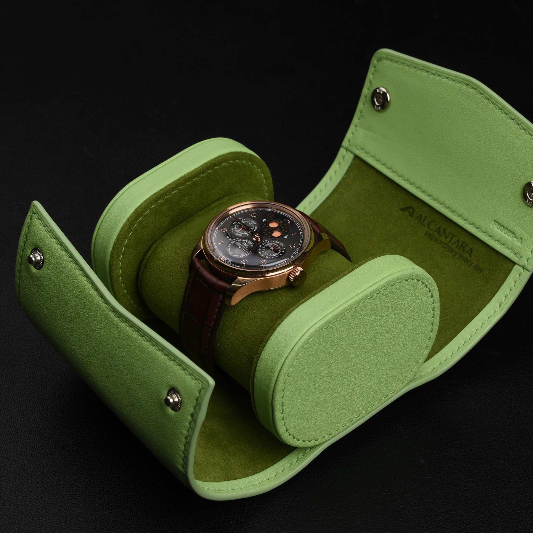 【Hermès】Teal Green Watch Storage Box