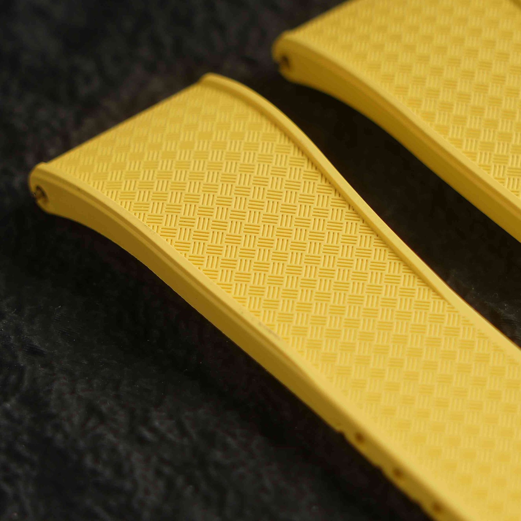 【WAFFLE-FKM】Lemon DAI-EL™ Iconic Rubber Strap