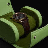 【Hermès】Teal Green Watch Storage Box