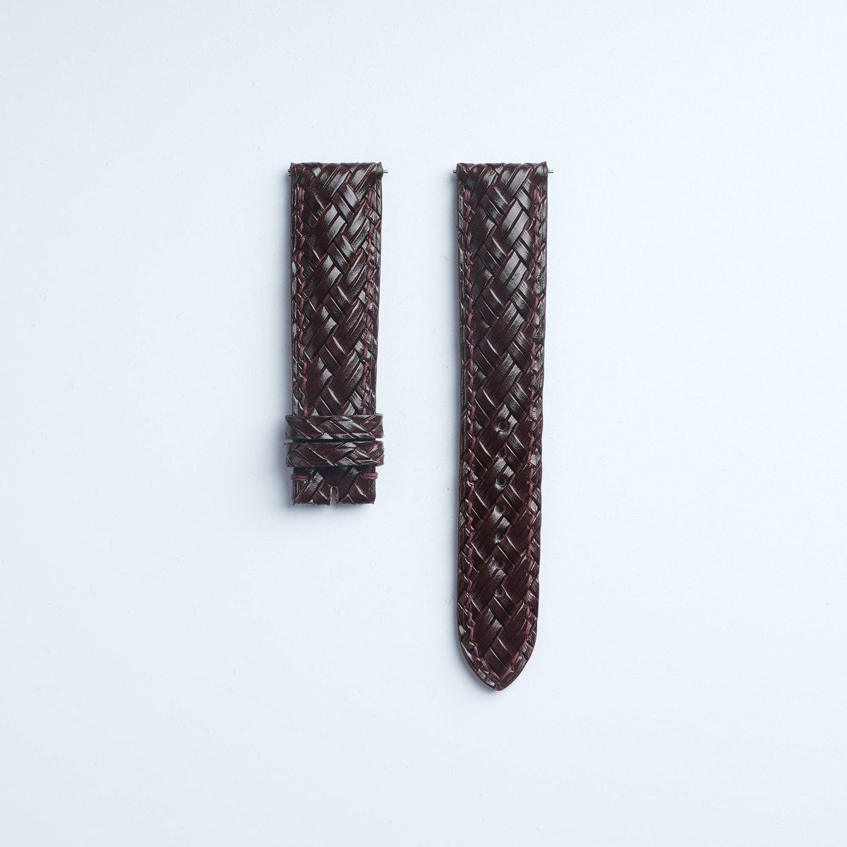 Treccia Chocolate Italian Calfskin Strap