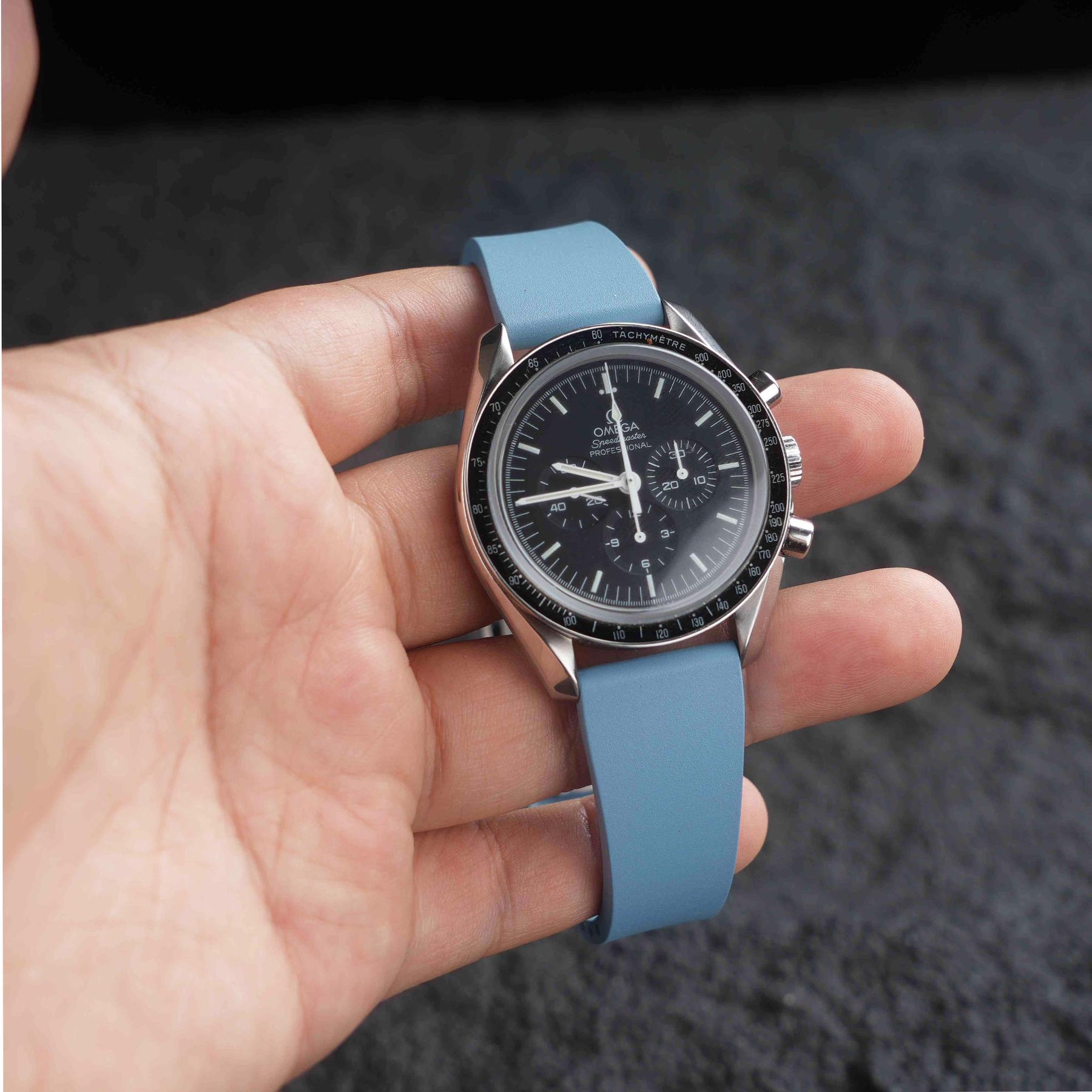 Baby Blue Rubber CTS Strap