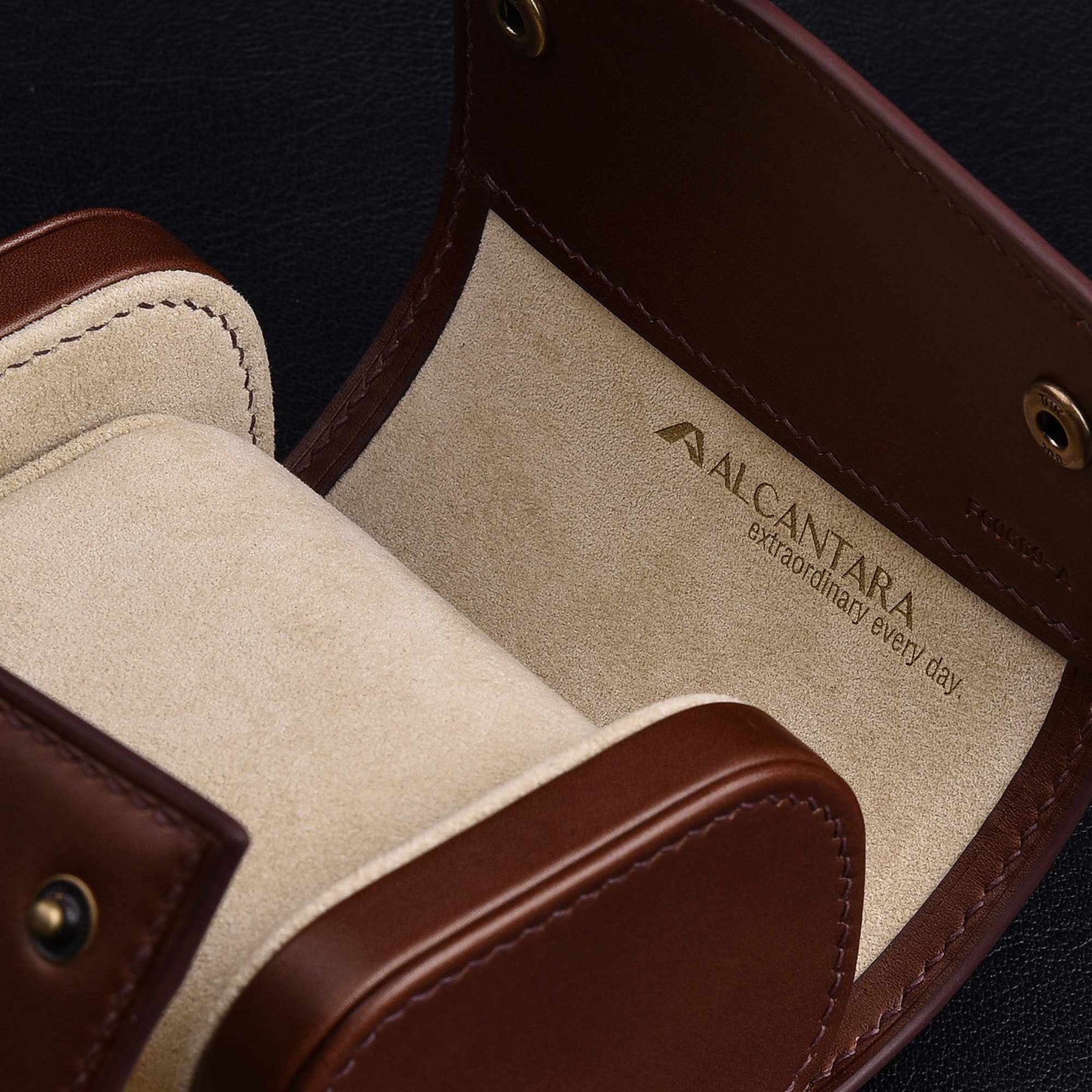 【Hermès】Dark Coffee Watch Bands Storage Box