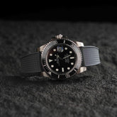【WAFFLE-FKM】Space Grey DAI-EL™ Iconic Rubber Strap
