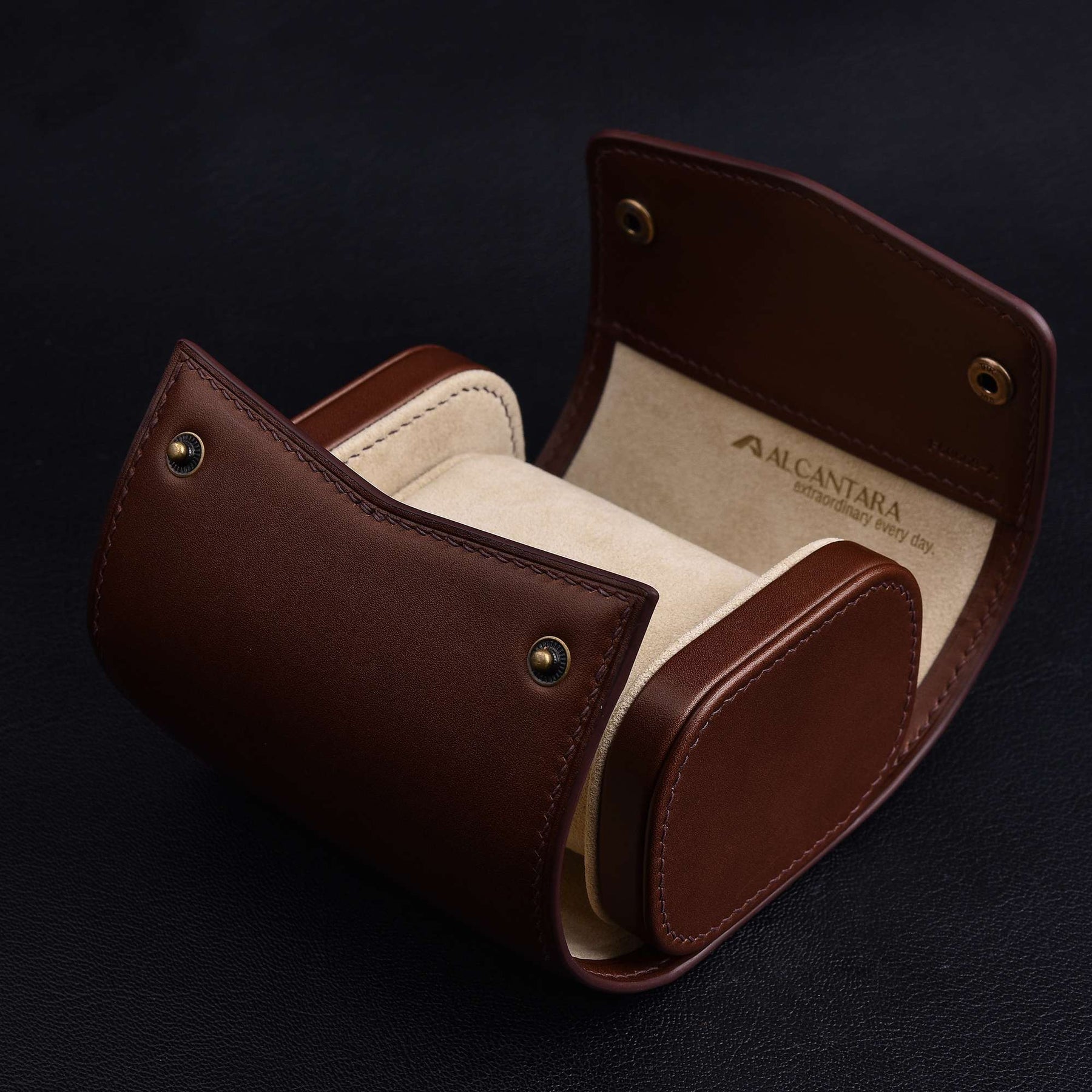 【Hermès】Dark Coffee Watch Bands Storage Box