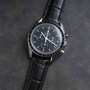 【Mississippi Alligator】Matte Black Belly Prestige Strap - AB001