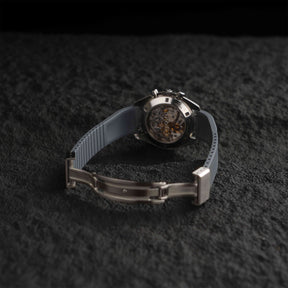 【WAFFLE-FKM】Space Grey DAI-EL™ Iconic Rubber Strap