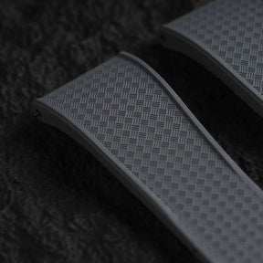 【WAFFLE-FKM】Space Grey DAI-EL™ Iconic Rubber Strap