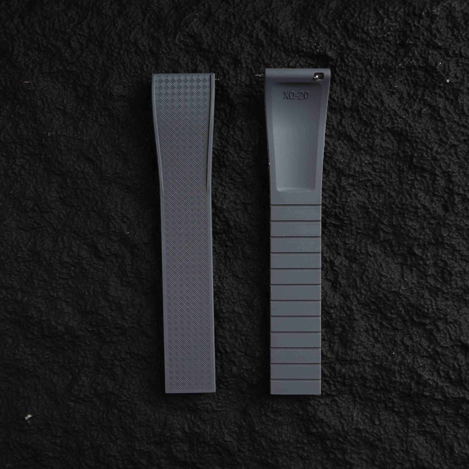 【WAFFLE-FKM】Space Grey DAI-EL™ Iconic Rubber Strap