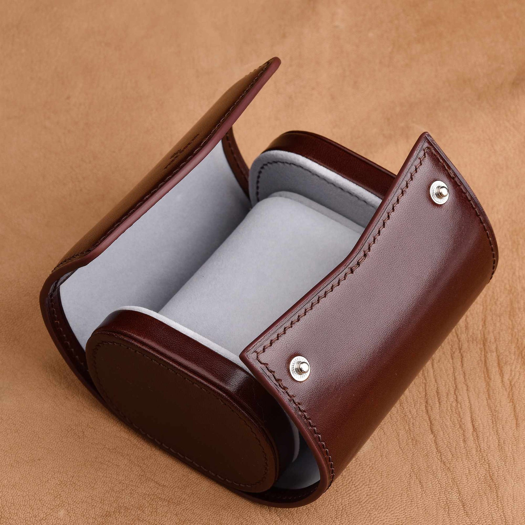 【Hermès】Dark Coffee Watch Bands Storage Box