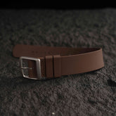 【NATO-FKM】Coffee DAI-EL™ Textured Rubber Strap