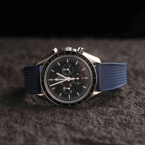【WAFFLE-FKM】Navy DAI-EL™ Iconic Rubber Strap