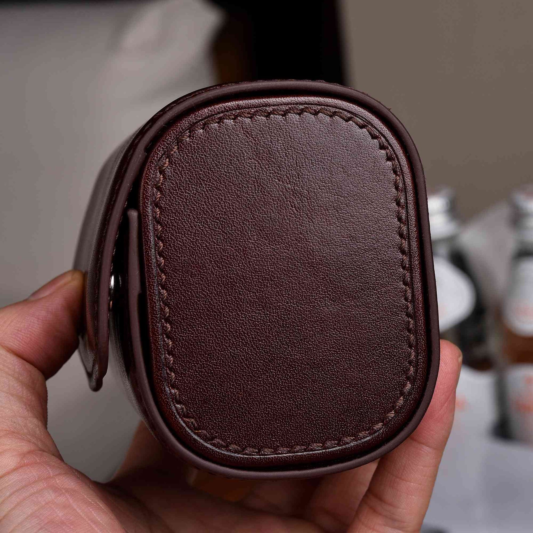 【Hermès】Dark Coffee Watch Bands Storage Box
