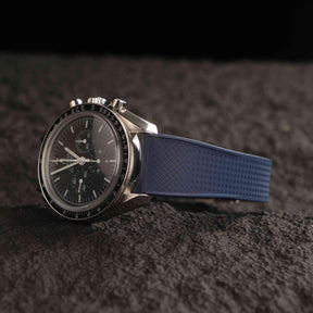 【WAFFLE-FKM】Navy DAI-EL™ Iconic Rubber Strap