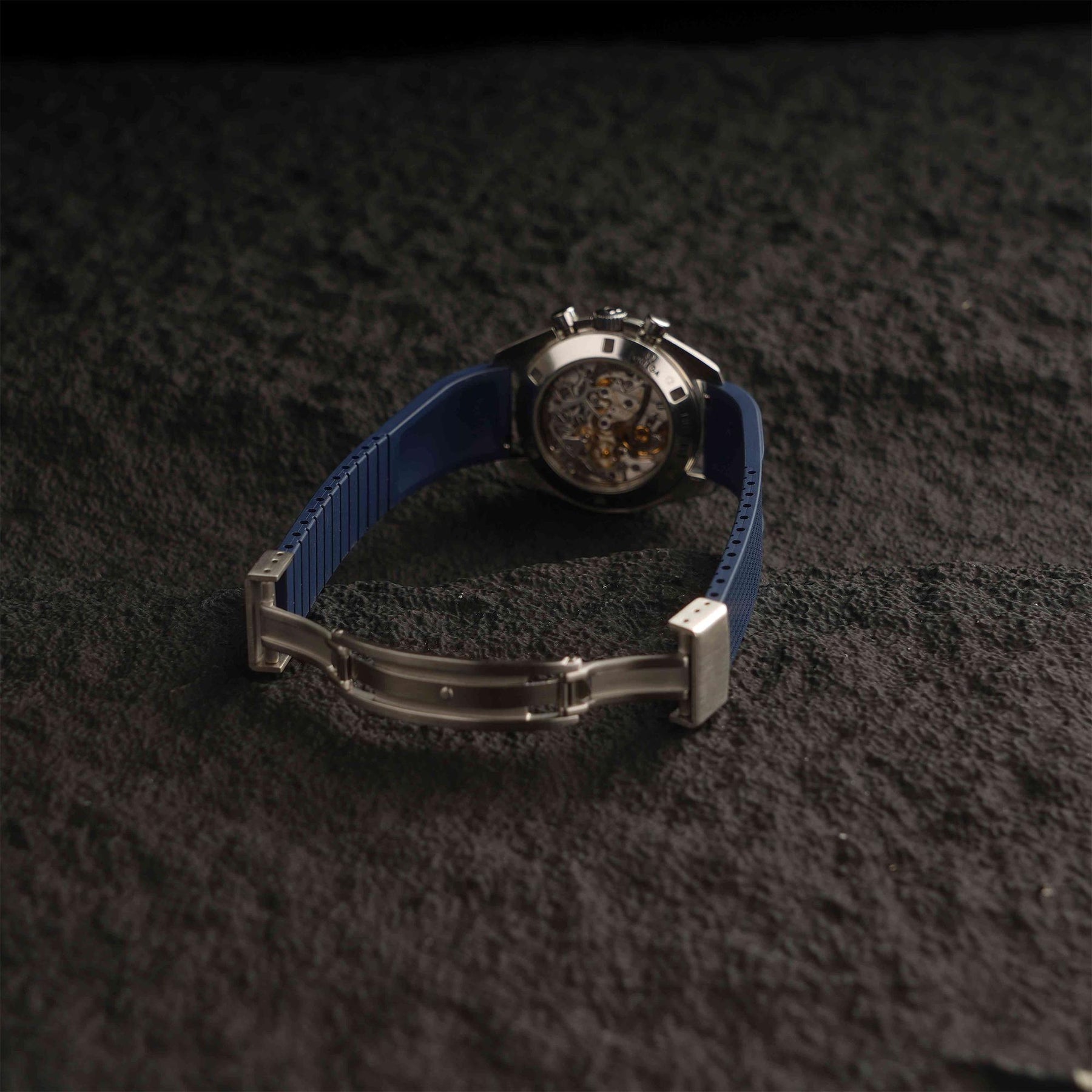 【WAFFLE-FKM】Navy DAI-EL™ Iconic Rubber Strap