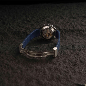 【WAFFLE-FKM】Navy DAI-EL™ Iconic Rubber Strap