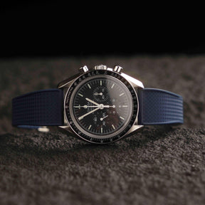 【WAFFLE-FKM】Navy DAI-EL™ Iconic Rubber Strap