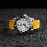 【WAFFLE-FKM】Yellow DAI-EL™ Iconic Rubber Strap