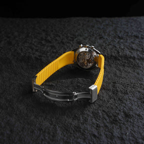 【WAFFLE-FKM】Yellow DAI-EL™ Iconic Rubber Strap