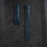 【Mississippi Alligator】Matte Slate Blue Belly Prestige Strap - AB056