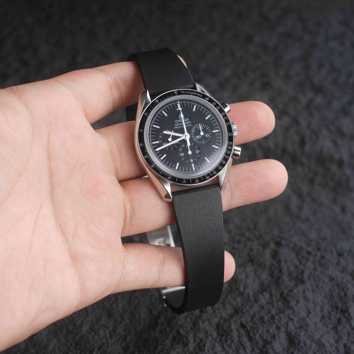 Black Rubber CTS Strap